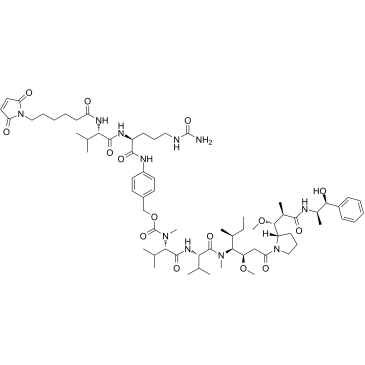 VcMMAE (Synonyms: mc-vc-PAB-MMAE)