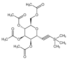 Acetic acid 4,5-diacetoxy-2-acetoxyMethyl-6-triMethylsilanylethynyl-tetrahydro-pyran-3-yl ester