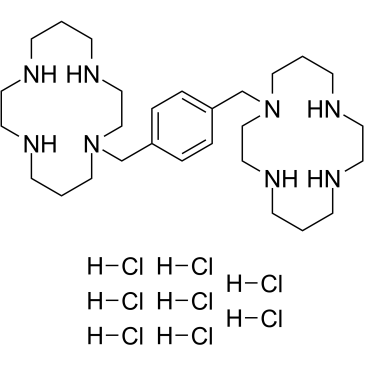 Plerixafor octahydrochloride; AMD3100 octahydrochloride; JM3100 octahydrochloride; SID791 octahydrochloride