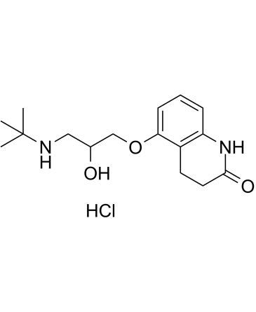 Carteolol hydrochloride (OPC-1085 hydrochloride)