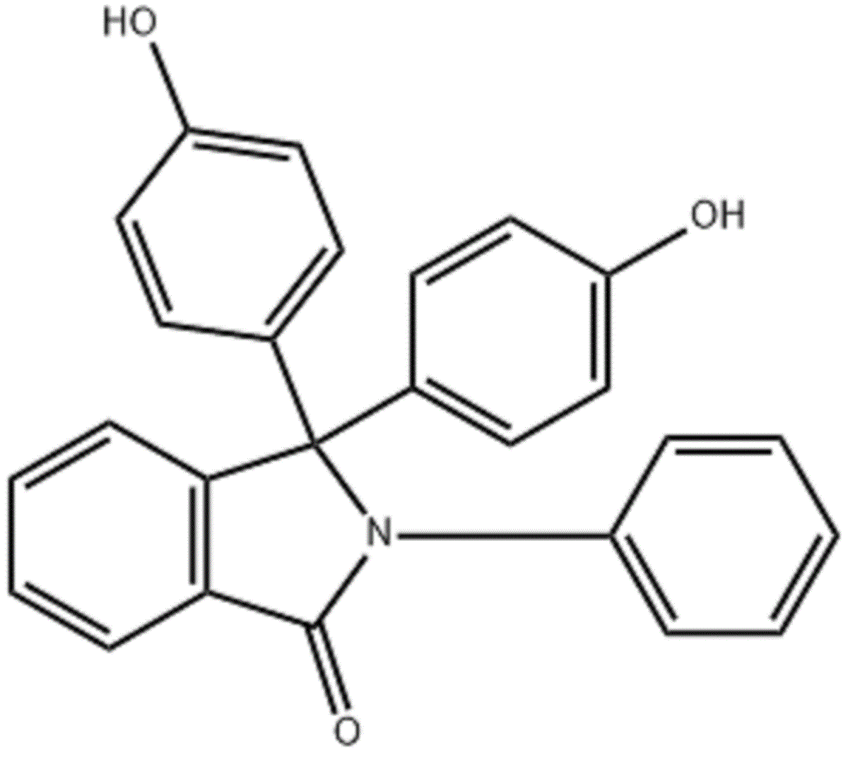 3,3-bis(4-hydroxyphenyl)-2-phenyl-1-isoindolinone