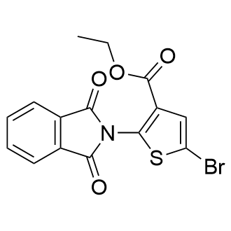 Ethyl 5-bromo-2-(1,3-dioxoisoindolin-2-yl)thiophene-3-carboxylate