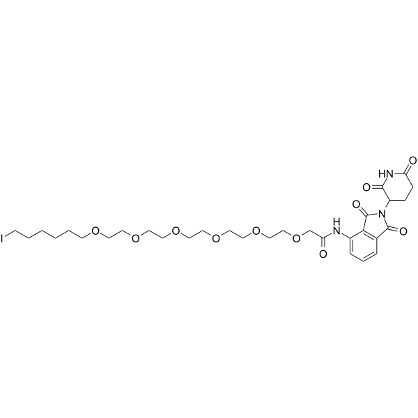 Pomalidomide-PEG6-butyl iodide