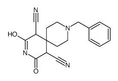 9-Benzyl-2,4-dioxo-3,9-diazaspiro[5.5]undecane-1,5-dicarbonitrile