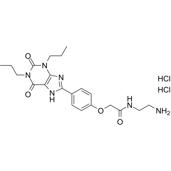 Xanthine amine congener dihydrochloride