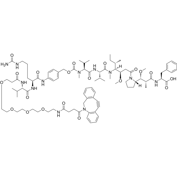 DBCO-PEG4-Val-Cit-PAB-MMAF