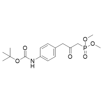 tert-butyl(4-(3-(dimethoxyphosphoryl)-2-oxopropyl)phenyl)carbamate