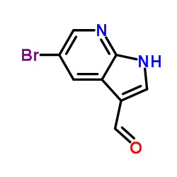 1H-Pyrrolo[2,3-b]pyridine-3-carboxaldehyde, 5-bromo-