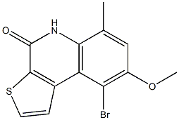 9-bromo-8-methoxy-6-methylthieno[2,3-c]quinolin-4(5H)-one