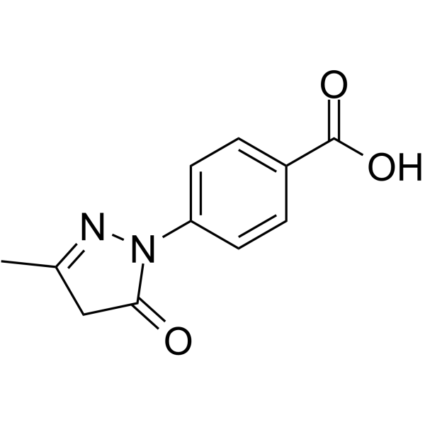 4-(3-Methyl-5-oxo-2-pyrazolin-1-yl)benzoic acid