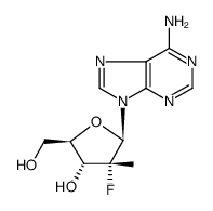 2'-deoxy-2'-fluoro-2'-C-methyladenosine