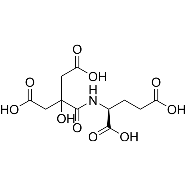 3-[[(1S)-1,3-dicarboxypropyl]carbamoyl]-3-hydroxy-pentanedioic acid