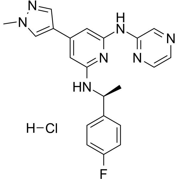 Ilginatinib hydrochloride